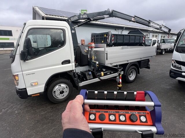 Pick-up van Fuso 6S15 Pritsche 3.0m Kran 4xhydr. Funk!