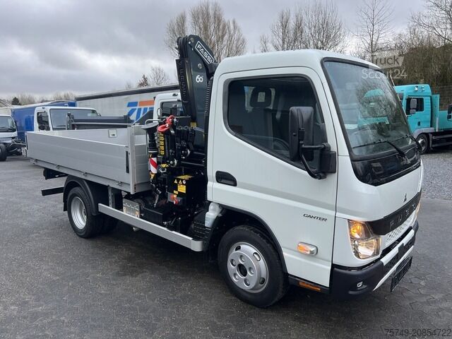 Pick-up van Fuso 6S15 Pritsche 3.0m Kran 4xhydr. Funk!