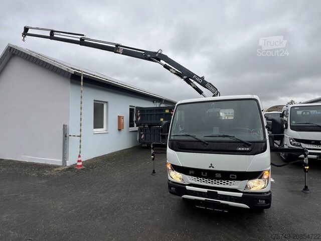 Pick-up van Fuso 6S15 Pritsche 3.0m Kran 4xhydr. Funk!