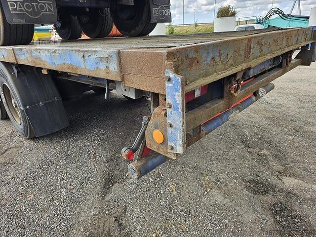 Plokščia platforma PACTON 3 AXLE FLATBED TRAILER BPW DRUM