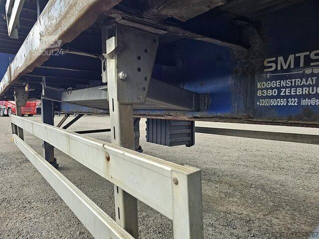 Plokščia platforma PACTON 3 AXLE FLATBED TRAILER BPW DRUM
