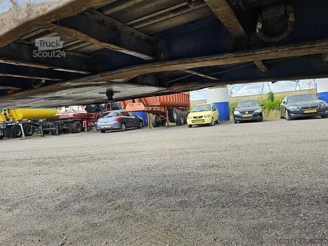 Plokščia platforma PACTON 3 AXLE FLATBED TRAILER BPW DRUM