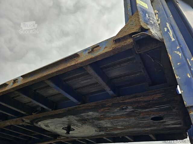 Plokščia platforma PACTON 3 AXLE FLATBED TRAILER BPW DRUM