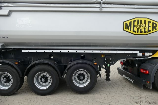Kipper Auflieger MEILLER 3-achs Stahlm., HD Chassis, hydr. Heckklappe