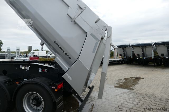 Kipper Auflieger MEILLER 3-achs Stahlm., HD Chassis, hydr. Heckklappe