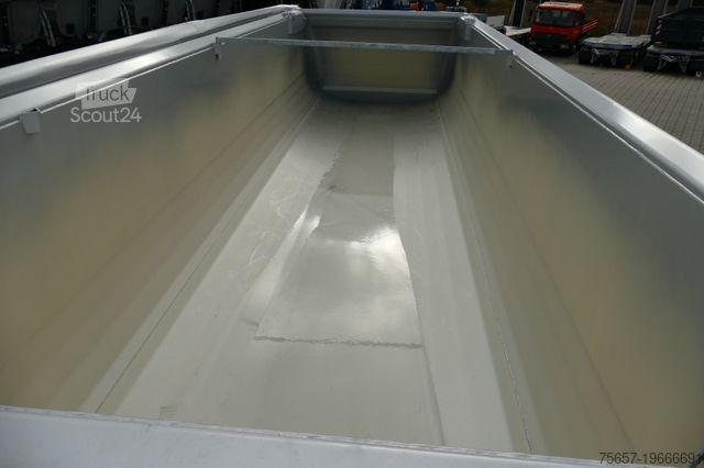 Kipper Auflieger MEILLER 3-achs Stahlm., HD Chassis, hydr. Heckklappe