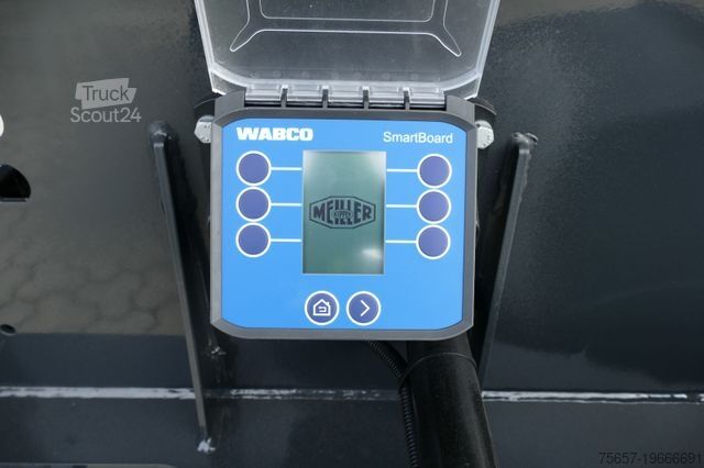 Kipper Auflieger MEILLER 3-achs Stahlm., HD Chassis, hydr. Heckklappe