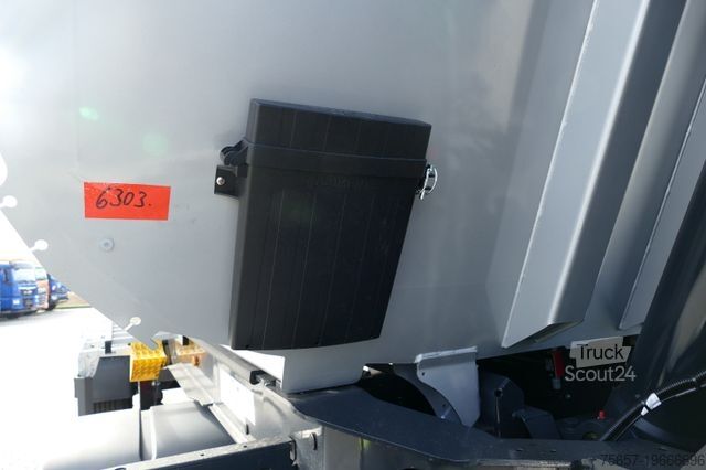 Kippers oplegger MEILLER 2-achs, 25m³ Stahlmulde mit Elektr- Schiebeplane