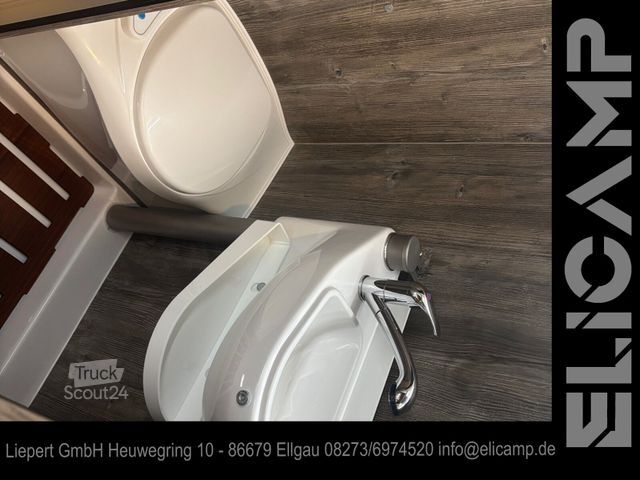 Autorulotă ROBETA Helios 165PS Gasfrei - Lithium - Solar - Hubbett