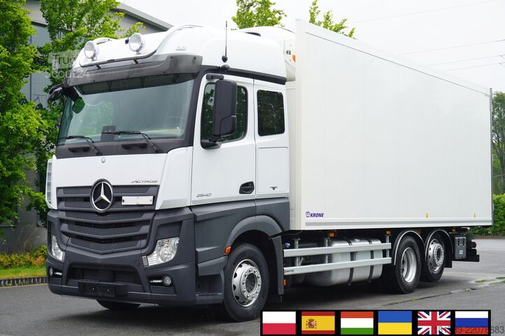 Ledusskapis (režģa furgons) Mercedes-Benz Actros 2540 6×2 / 10 tho. km!!! / 18EPAL