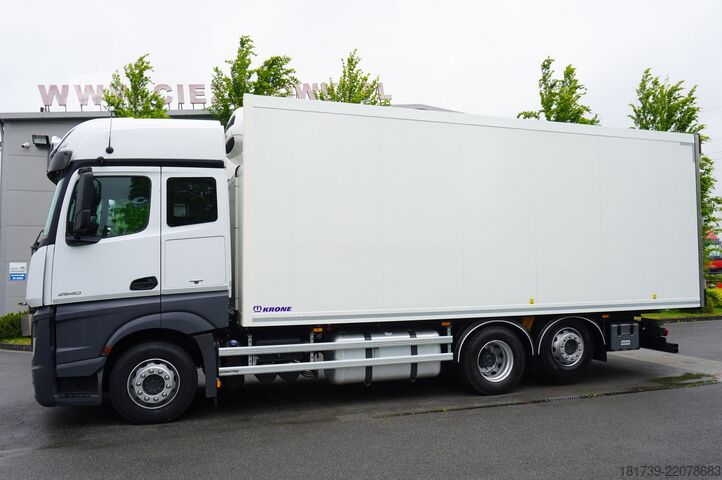 Ledusskapis (režģa furgons) Mercedes-Benz Actros 2540 6×2 / 10 tho. km!!! / 18EPAL