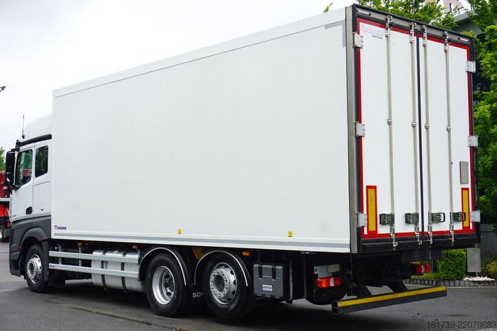 Ledusskapis (režģa furgons) Mercedes-Benz Actros 2540 6×2 / 10 tho. km!!! / 18EPAL