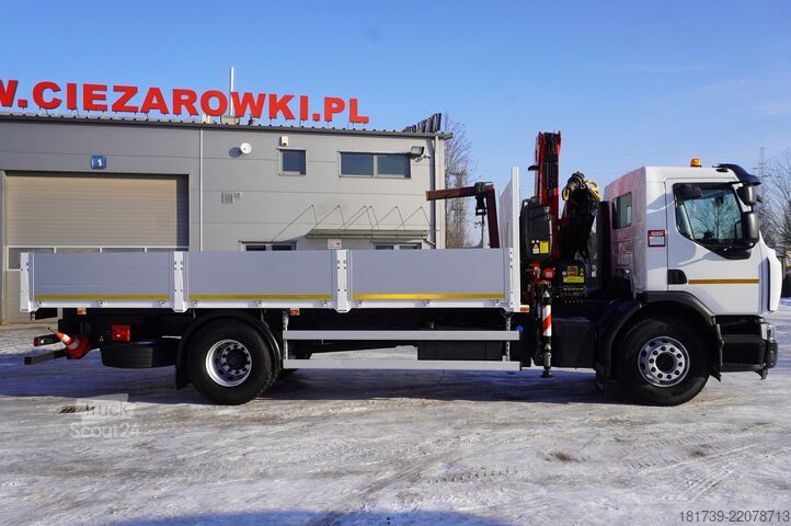 Plattform mit Kran Renault C280 DTI 8 / HDS Fassi F135A.22 / remote
