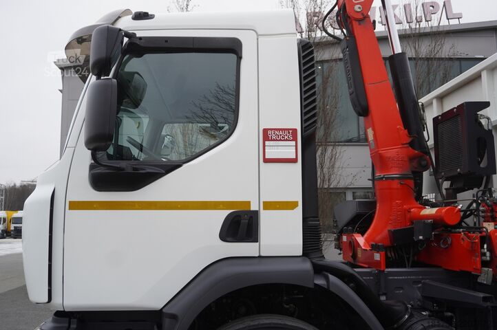 Plattform mit Kran Renault C280 DTI 8 / FASSI crane 5.6T / 560 mth