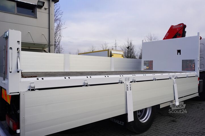 Plattform mit Kran Renault C280 DTI 8/ FASSI crane F135A.22/ 8units