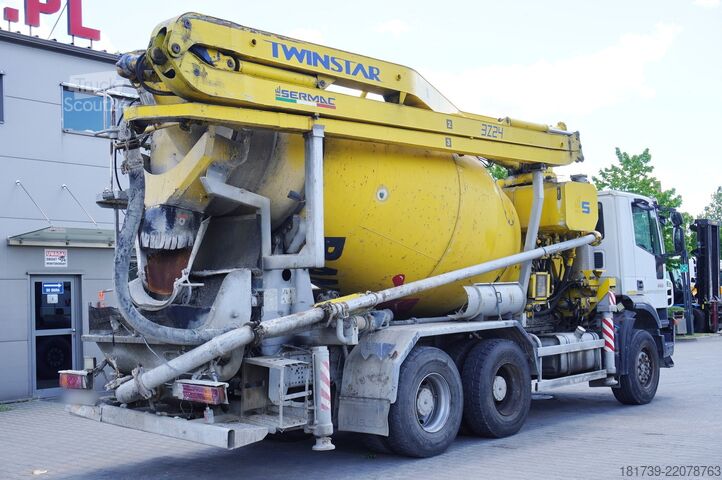 Mešalec za beton s črpalko Iveco Trakker 450 6x4 / Sermac Twinstar 3Z24
