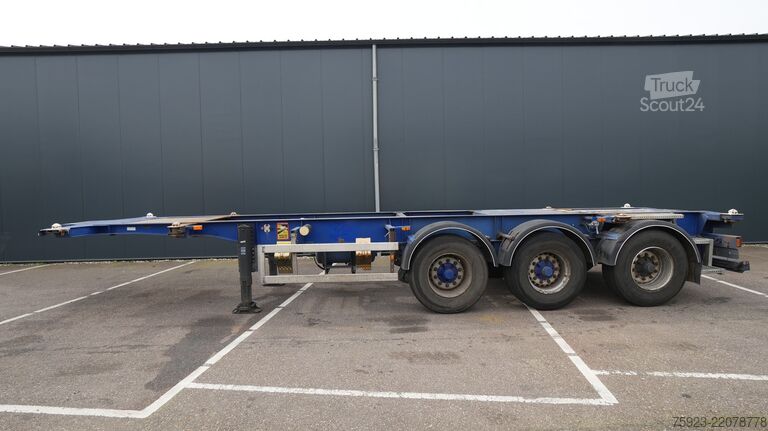 Konteinerių vežimas Burg Container transport trailer adr 20/30ft