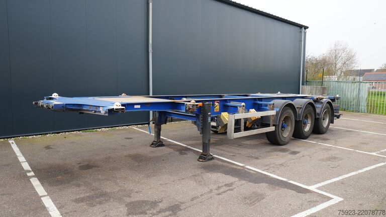 Konteinerių vežimas Burg Container transport trailer adr 20/30ft