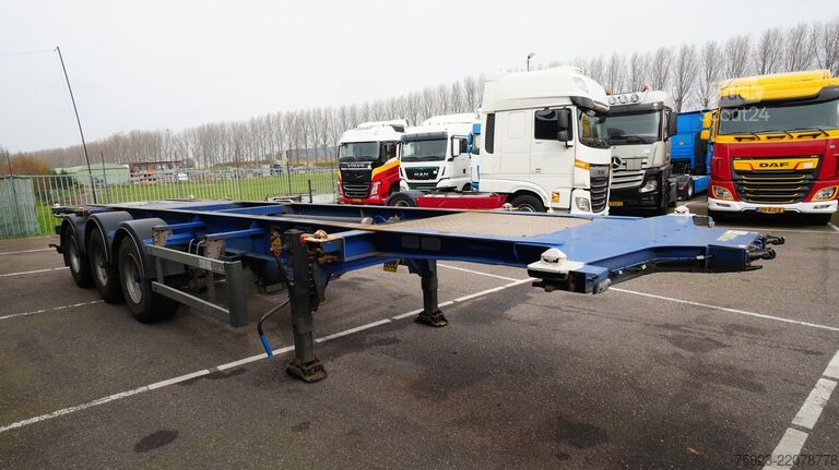 Konteinerių vežimas Burg Container transport trailer adr 20/30ft