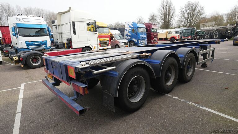 Konteinerių vežimas Burg Container transport trailer adr 20/30ft