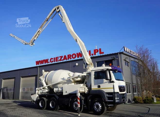 Pompă de amestec MAN TGS 32.400 8x4 Concrete Mixer Pump truck