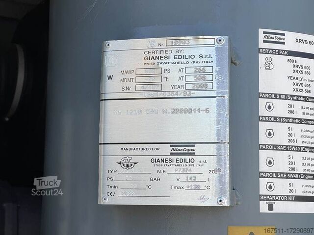 Compressor Atlas Copco XRXS 566 CD EX BOX