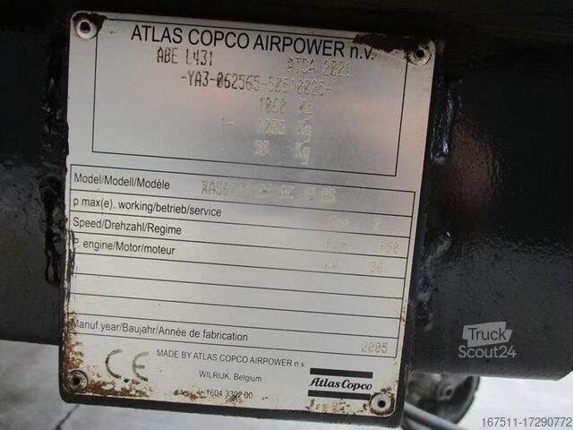 Compressor Atlas Copco XAS 67 DD - G