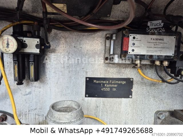 Tanker semitrailer ROHR TAL-A-MKZA *43m³/1xKammer/Mineralöle-Kl.-3/Alcoa