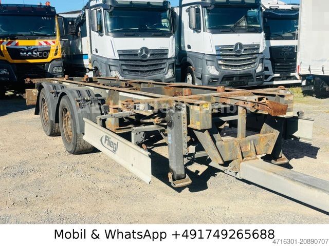 Remolque con chasis intercambiable FLIEGL TWP 180 Tandem BDF Tiefgekoppelt *Scheibenbremse