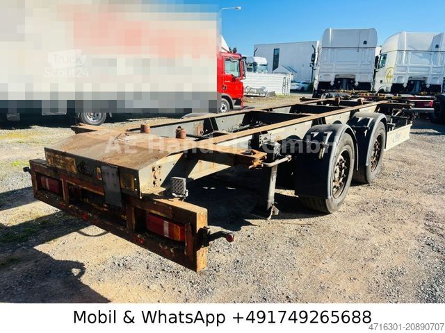 Remolque con chasis intercambiable FLIEGL TWP 180 Tandem BDF Tiefgekoppelt *Scheibenbremse