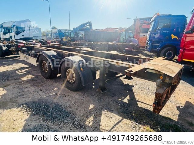 Remolque con chasis intercambiable FLIEGL TWP 180 Tandem BDF Tiefgekoppelt *Scheibenbremse