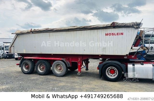 Semi-remorque benne MÖSLEIN SKAM 3 *22m³/Aluminium Kasten/Lift/BWP/Trommel