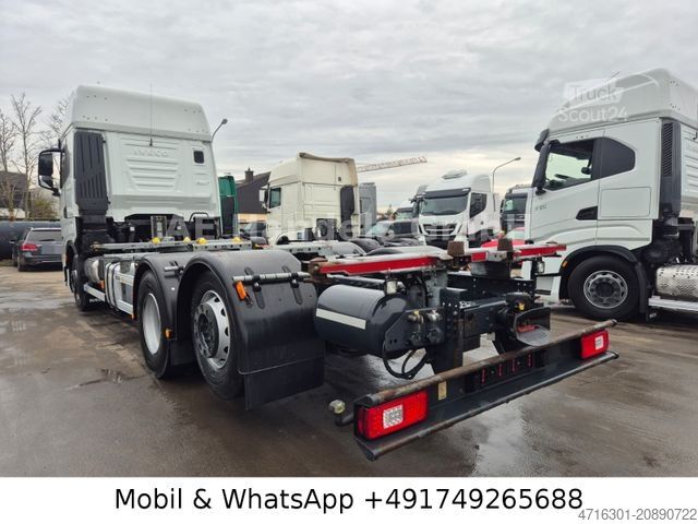 Camion porte-caisses amovibles IVECO S-WAY 510 AS LL 6x2 BDF *Retarder/2xTank/AHK/ACC
