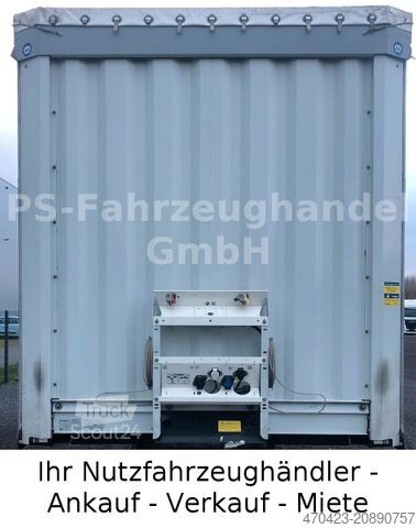 Atvira puspriekabė su tentu KRONE Profi Liner SDP 27*PalK*LiftA*LenkA*StaplerH