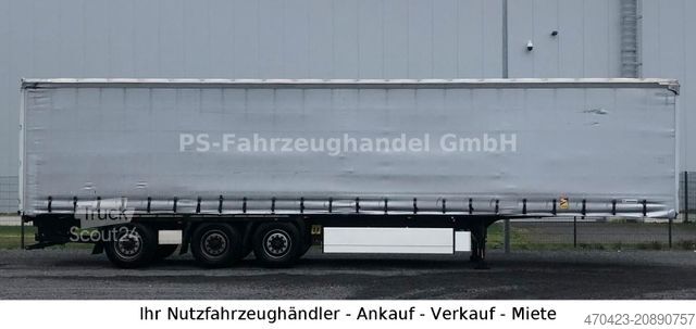 Atvira puspriekabė su tentu KRONE Profi Liner SDP 27*PalK*LiftA*LenkA*StaplerH