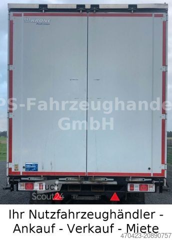 Atvira puspriekabė su tentu KRONE Profi Liner SDP 27*PalK*LiftA*LenkA*StaplerH