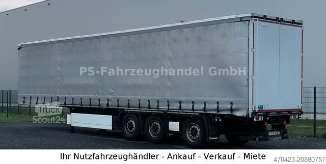 Atvira puspriekabė su tentu KRONE Profi Liner SDP 27*PalK*LiftA*LenkA*StaplerH