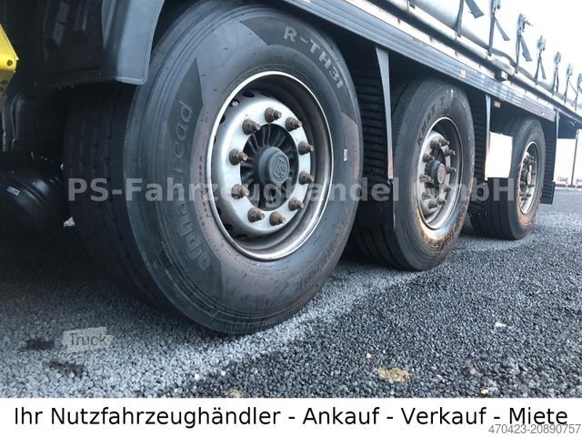 Atvira puspriekabė su tentu KRONE Profi Liner SDP 27*PalK*LiftA*LenkA*StaplerH