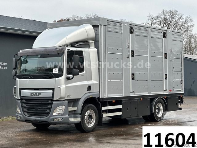 Liellopu pārvadāšanas kravas automašīna DAF CF 320 4x2 EU6c FINKL 2.Stock Viehtransporter