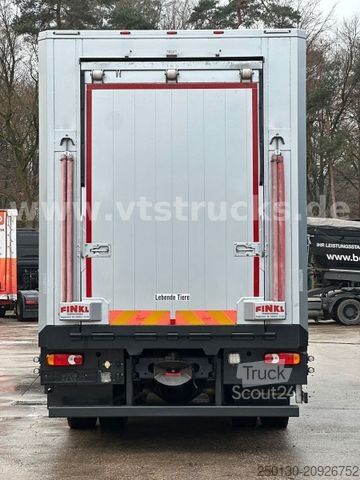 Liellopu pārvadāšanas kravas automašīna DAF CF 320 4x2 EU6c FINKL 2.Stock Viehtransporter