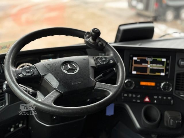 Holztransporter LKW MERCEDES-BENZ Arocs 2546 BL 6x4HAD Palfinger LK + Janzen T19