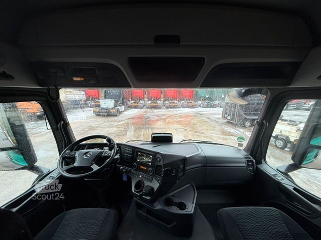 Holztransporter LKW MERCEDES-BENZ Arocs 2546 BL 6x4HAD Palfinger LK + Janzen T19