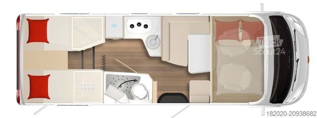 Teilintegriertes Wohnmobil BÜRSTNER Lyseo TD 690 Harmony Line (ex. 44) Navi, RFK, Hu
