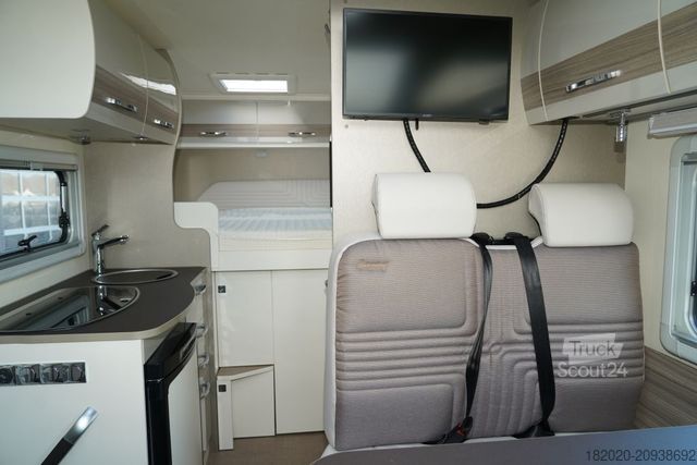 Daļēji integrēta kemperis BÜRSTNER Travel Van T 590 G (ex. 21) SAT, Navi + RFK uvm.