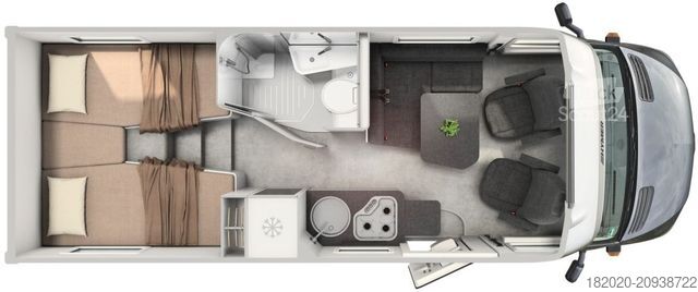 Halvintegreret autocamper HYMER/ERIBA ML-T 580 UVP 172.860 ¤