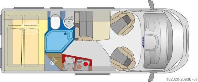 Camper PÖSSL D-Line 2WIN R Plus (10) AHK, Navi, Markise