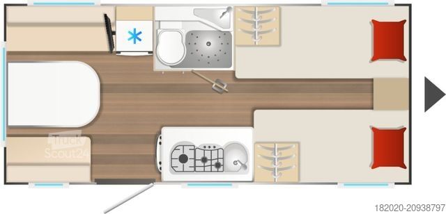 Karavāna BÜRSTNER B66 490 TL AUFLASTUNG, WINTER PAKET