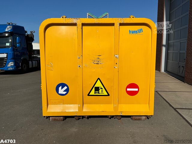 Afzetcontainer Translift 20m³ zijlader container 