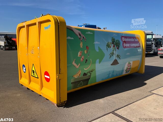 Afzetcontainer Translift 20m³ zijlader container 
