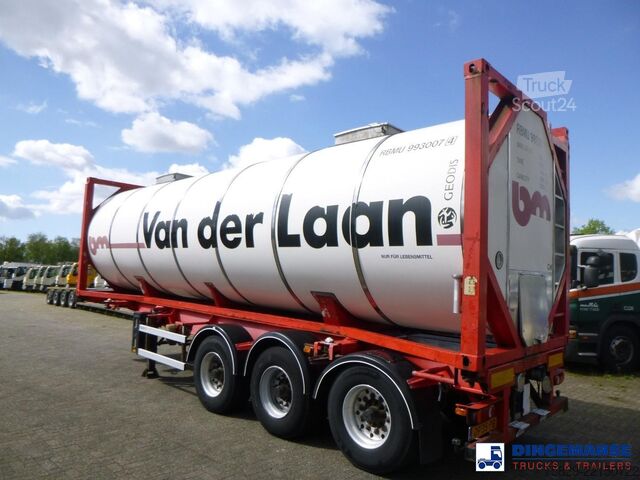 Tankcontainer Holvrieka Food tank container inox 30.7 m3 / 1 comp / 30 ft